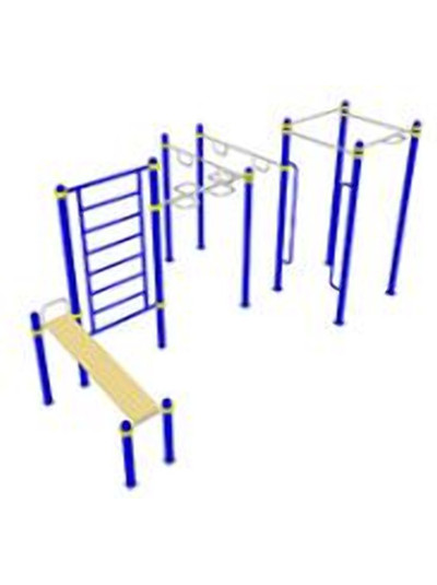 Спортивний комплекс з лавкою для преса Інклюзивний